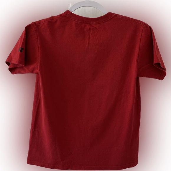 Youth University of Alabama Short Sleeve Tee. Size L (10-12). Color Crimson. - Picture 2 of 3